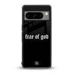 fear of god back phone cover | glass case for google pixel 8 pro