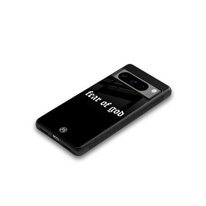 fear of god back phone cover | glass case for google pixel 8 pro