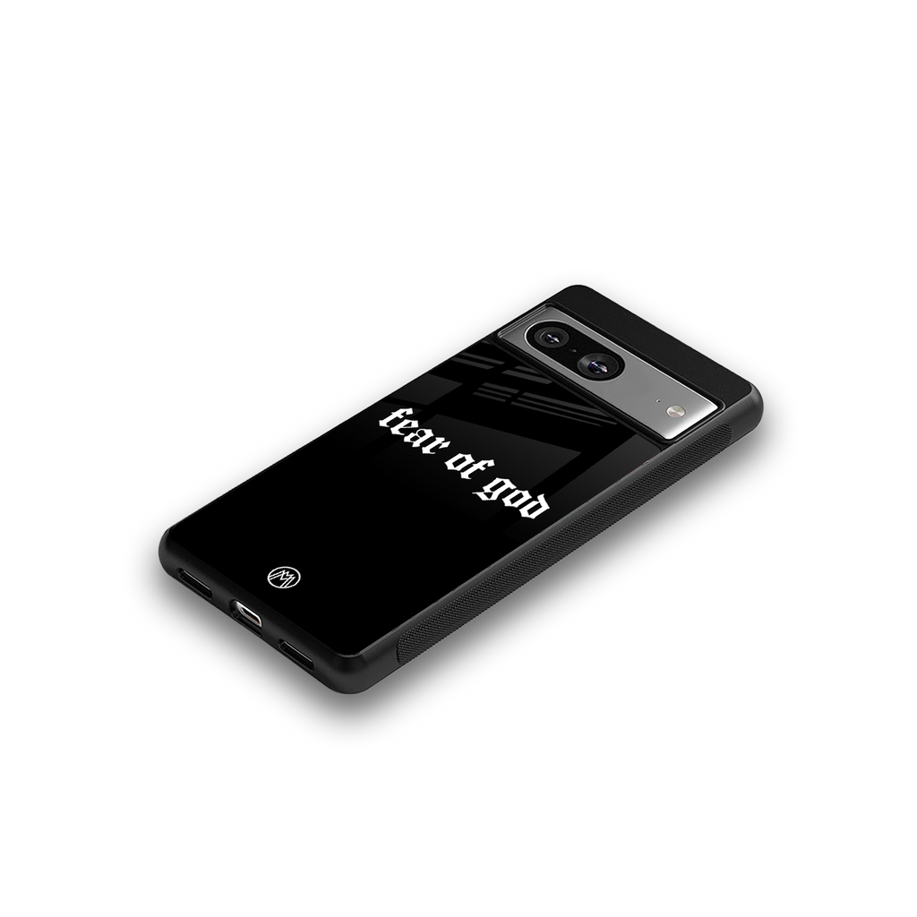 fear of god back phone cover | glass case for Google Pixel 8