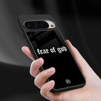 fear of god back phone cover | glass case for google pixel 9 pro xl