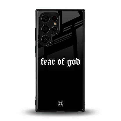 fear of god back phone cover | glass case for samsung galaxy s24 ultra
