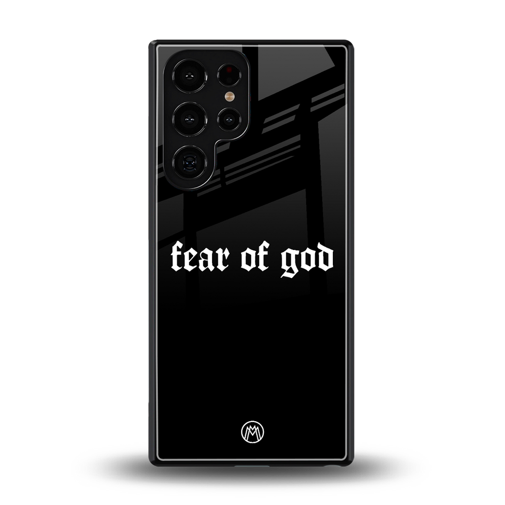 fear of god back phone cover | glass case for samsung galaxy s25 ultra