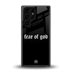 fear of god back phone cover | glass case for samsung galaxy s25 ultra