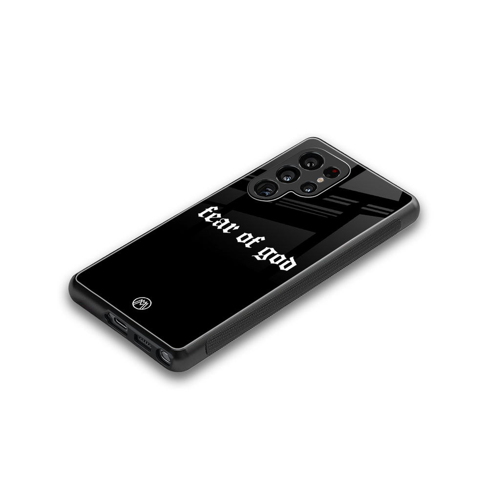 fear of god back phone cover | glass case for samsung galaxy s25 ultra
