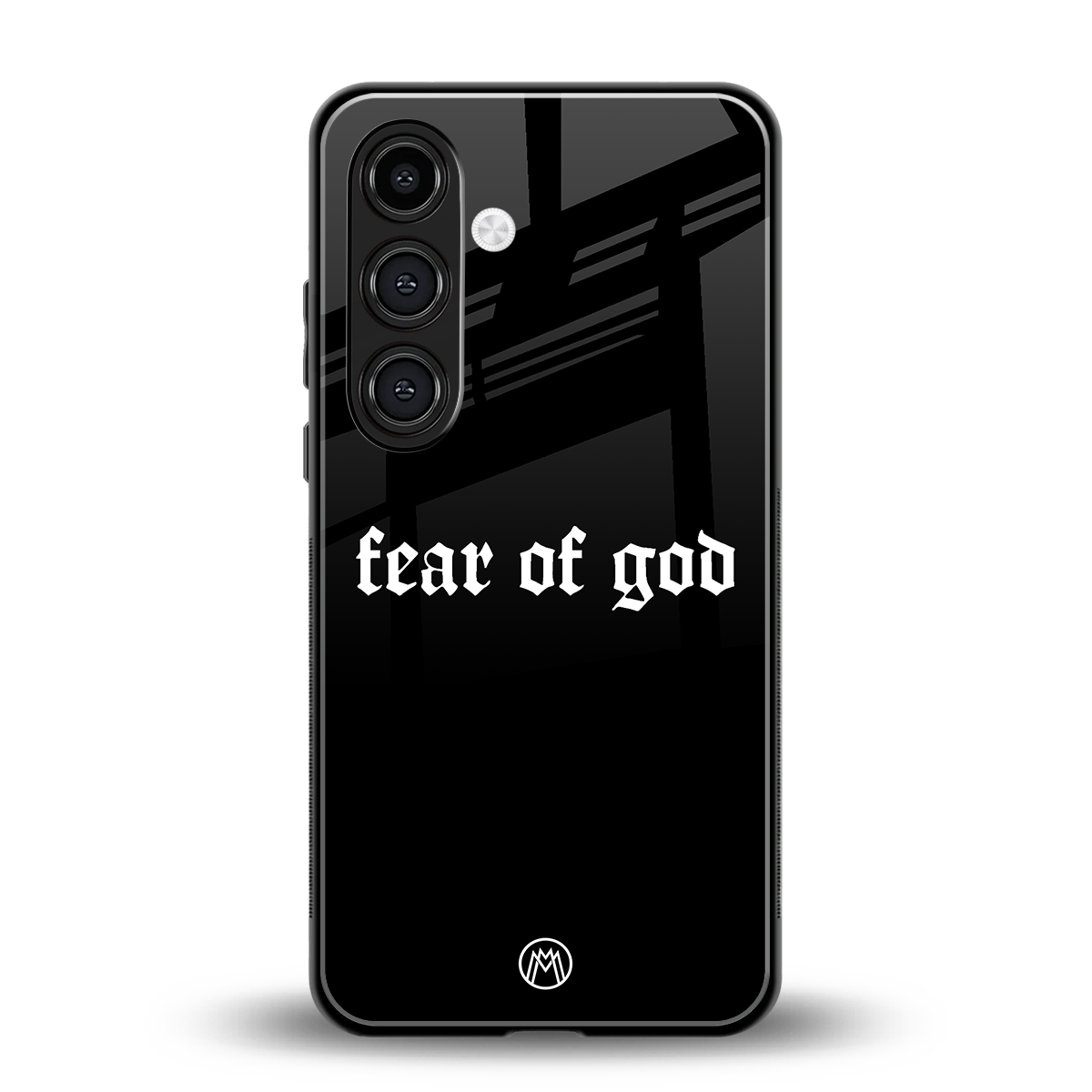 fear of god back phone cover | glass case for samsung galaxy s25 plus
