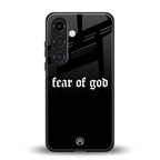 fear of god back phone cover | glass case for samsung galaxy s24 plus