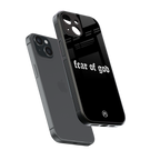 fear of god back phone cover | glass case for iphone 15