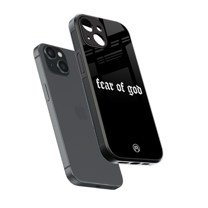 fear of god back phone cover | glass case for iphone 15