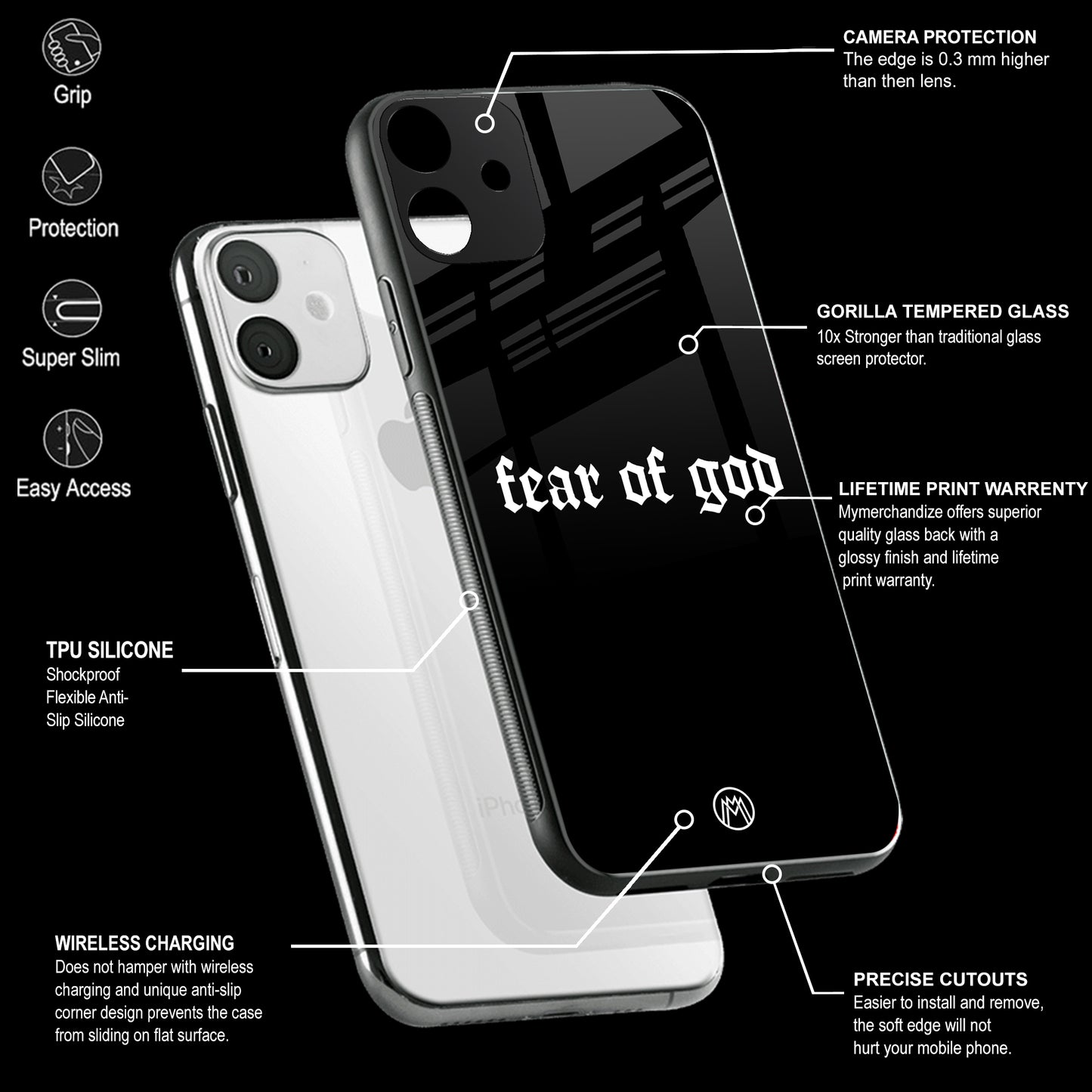 Fear Of God Phone Cover | Glass Case