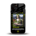 fearless mona lisa back phone cover | glass case for iphone 13