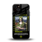 fearless mona lisa back phone cover | glass case for iphone 13