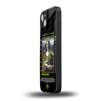 fearless mona lisa back phone cover | glass case for iphone 15 plus
