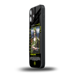 fearless mona lisa back phone cover | glass case for iphone 16 plus
