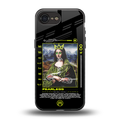 fearless mona lisa back phone cover | glass case for iphone 16e