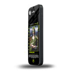 fearless mona lisa back phone cover | glass case for iphone 16e