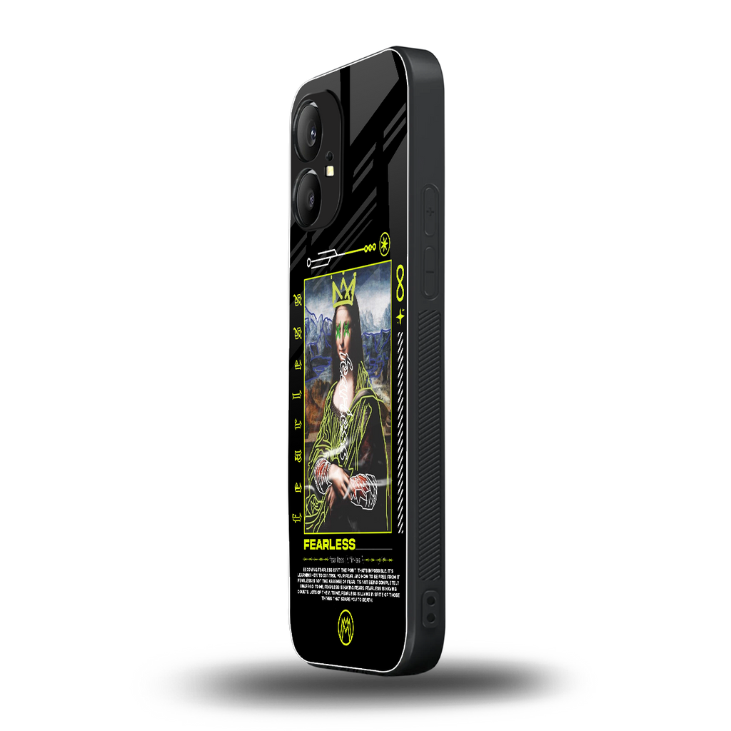 fearless mona lisa back phone cover | glass case for nothing phone 1