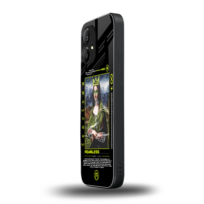 fearless mona lisa back phone cover | glass case for nothing phone 1