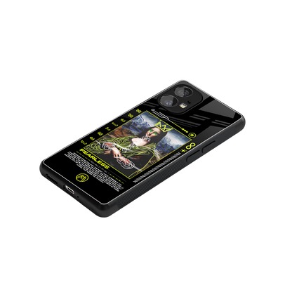 fearless mona lisa back phone cover | glass case for nothing phone 1