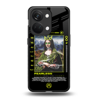 fearless mona lisa back phone cover | glass case for oneplus nord 3