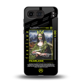 fearless mona lisa back phone cover | glass case for oneplus nord 4