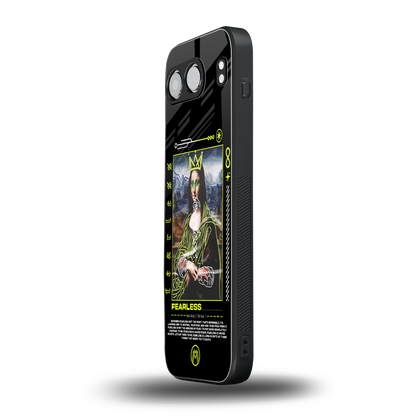 fearless mona lisa back phone cover | glass case for oneplus nord 4