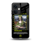 fearless mona lisa back phone cover | glass case for oneplus nord ce 3