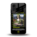 fearless mona lisa back phone cover | glass case for oneplus nord ce 4 lite
