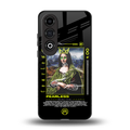 fearless mona lisa back phone cover | glass case for oneplus nord ce 4