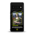 fearless mona lisa back phone cover | glass case for google pixel 6 pro
