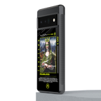 fearless mona lisa back phone cover | glass case for google pixel 6 pro