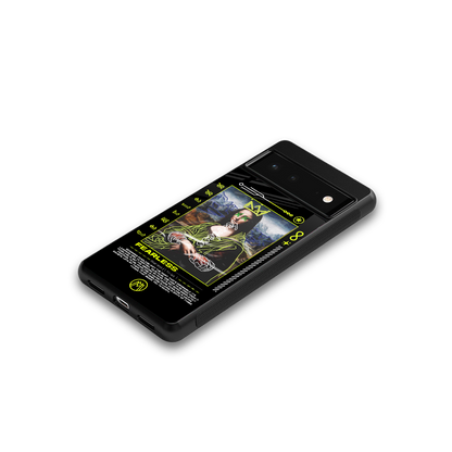 fearless mona lisa back phone cover | glass case for Google Pixel 6A