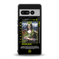 fearless mona lisa back phone cover | glass case for google pixel 7 pro