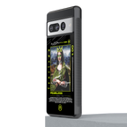 fearless mona lisa back phone cover | glass case for google pixel 7 pro
