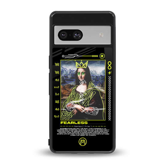 fearless mona lisa back phone cover | glass case for Google Pixel 7