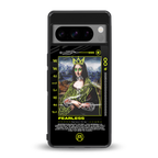 fearless mona lisa back phone cover | glass case for google pixel 8 pro