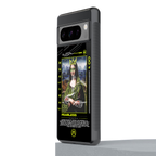 fearless mona lisa back phone cover | glass case for google pixel 8 pro