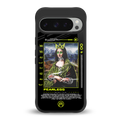 fearless mona lisa back phone cover | glass case for google pixel 9 pro