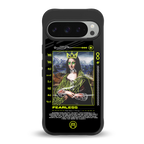 fearless mona lisa back phone cover | glass case for google pixel 9 pro
