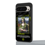 fearless mona lisa back phone cover | glass case for google pixel 9 pro