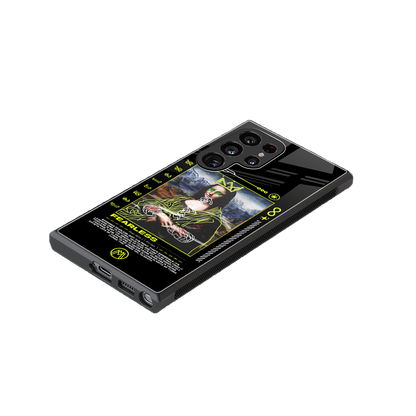 fearless mona lisa back phone cover | glass case for samsung galaxy s23 ultra