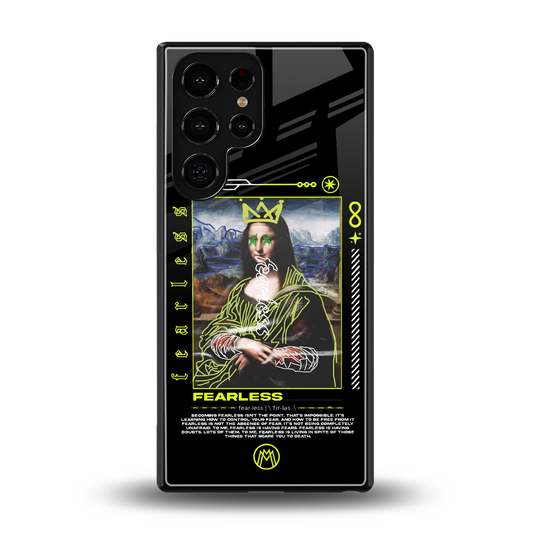 fearless mona lisa back phone cover | glass case for samsung galaxy s25 ultra