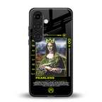 fearless mona lisa back phone cover | glass case for samsung galaxy s24