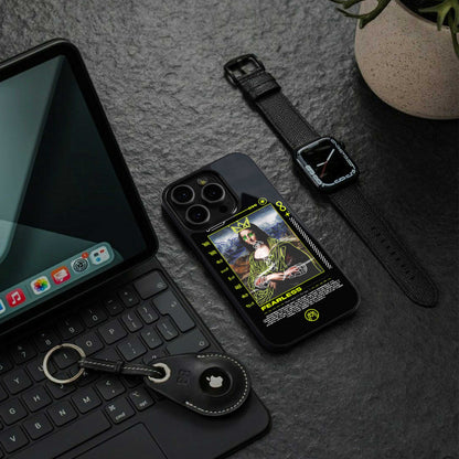 fearless mona lisa back phone cover | glass case for iphone 16e