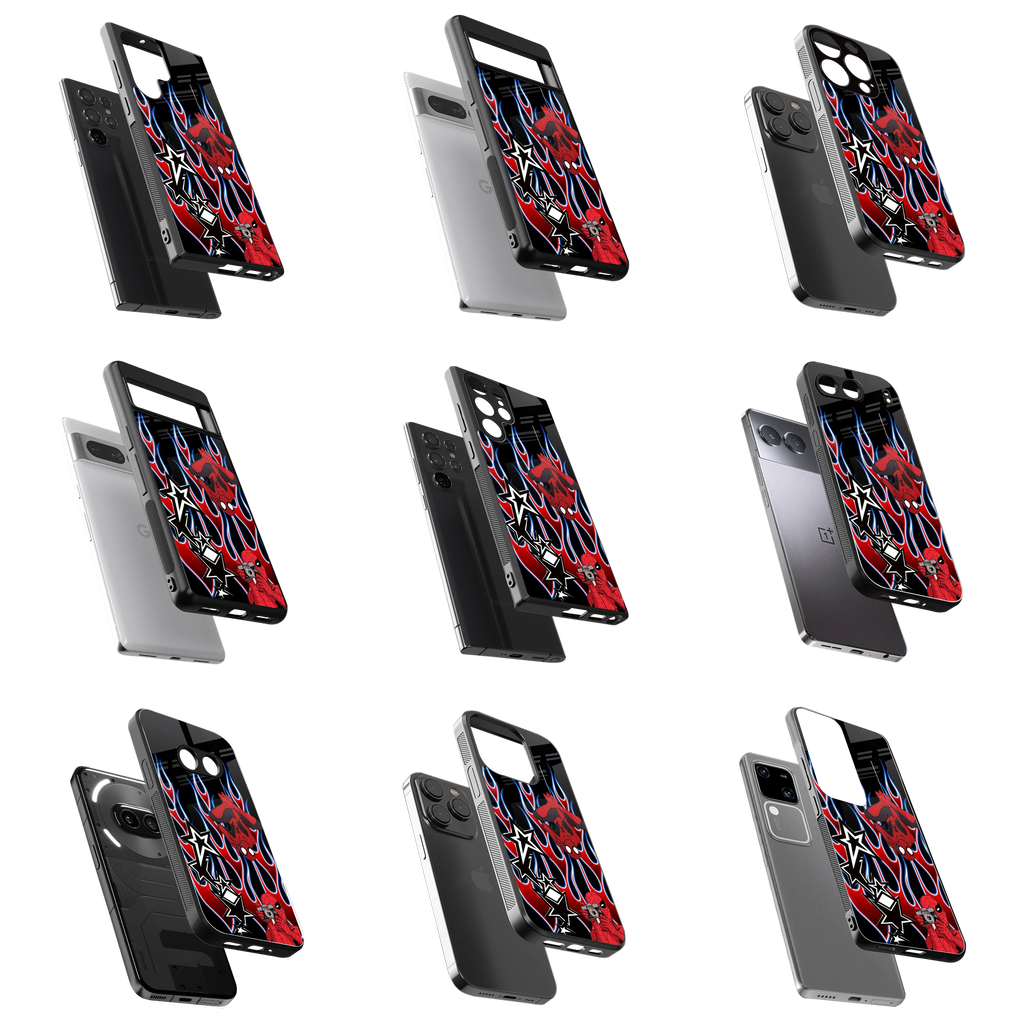 Durable Glass Back Mobile Case for iPhone, Samsung, OnePlus, Google Pixel, Redmi, Vivo, Oppo