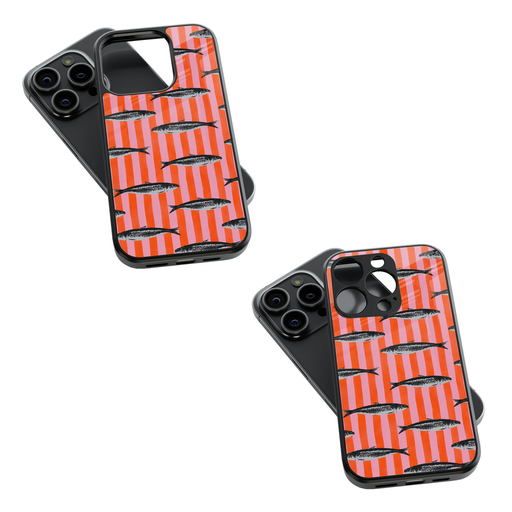 Trendy Glass Back Mobile Case for iPhone, Samsung, Redmi, OnePlus, Google Pixel, Motorola