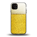 fizzy beer back phone cover | glass case for iphone 15 plus