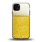 fizzy beer back phone cover | glass case for iphone 15 plus