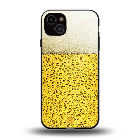 fizzy beer back phone cover | glass case for iphone 14 plus