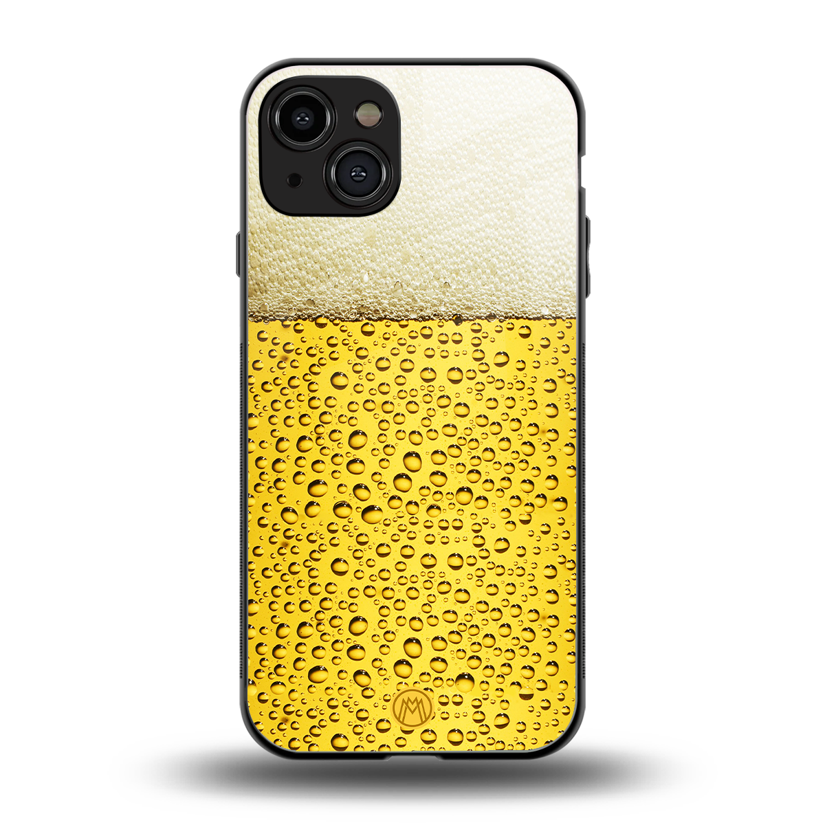 fizzy beer back phone cover | glass case for iphone 15