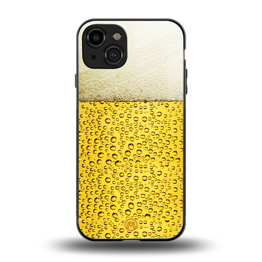 fizzy beer back phone cover | glass case for iphone 15